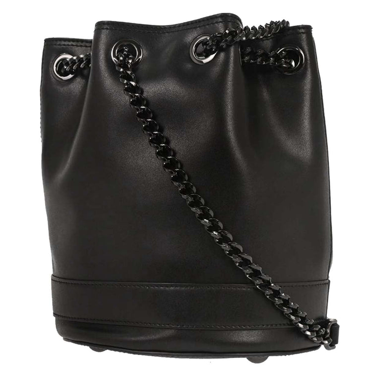 Salvatore Ferragamo Black Vara Bow Drawstring Shoulder Bag EZ-21 H491 166625