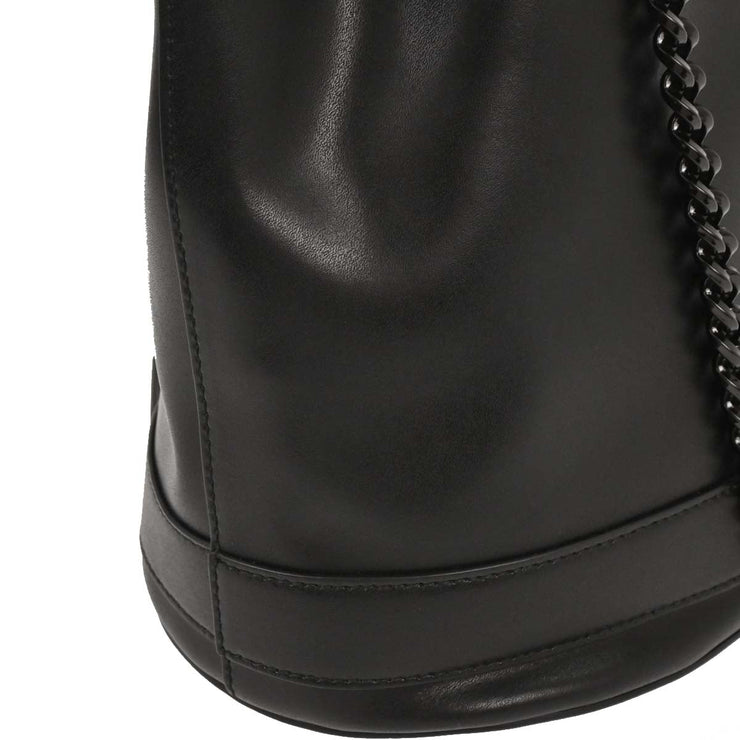 Salvatore Ferragamo Black Vara Bow Drawstring Shoulder Bag EZ-21 H491 166625