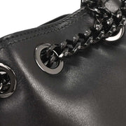 Salvatore Ferragamo Black Vara Bow Drawstring Shoulder Bag EZ-21 H491 166625