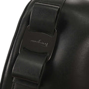 Salvatore Ferragamo Black Vara Bow Drawstring Shoulder Bag EZ-21 H491 166625