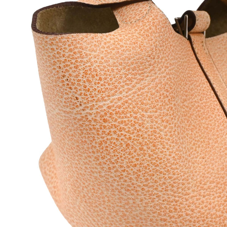 Hermes Orange Dalmatian Picotin 18 PM Handbag C F 166631
