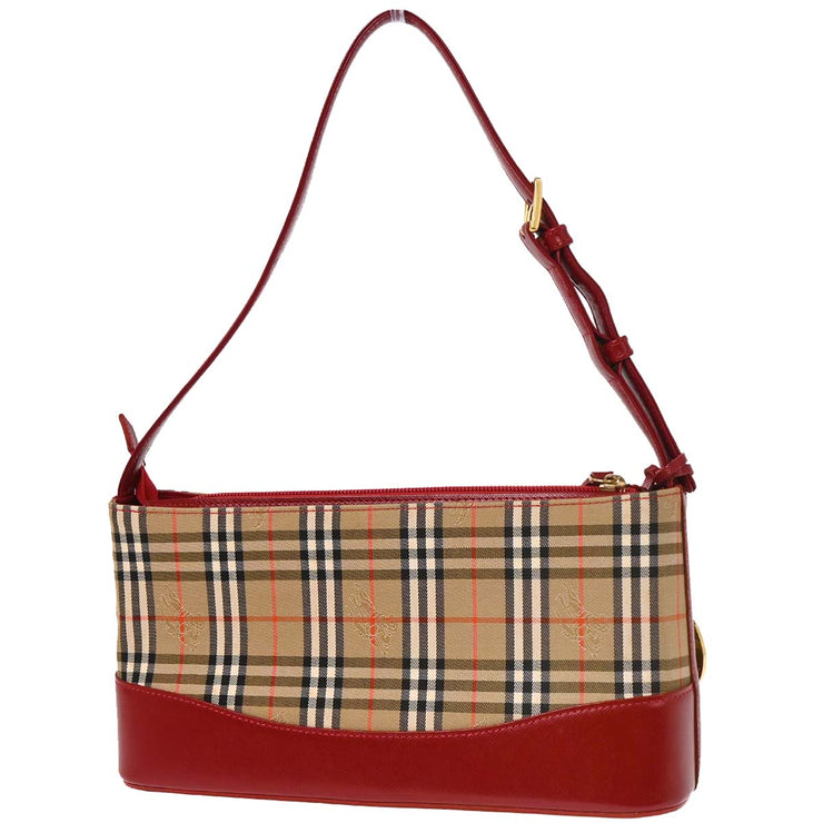 Burberry Beige Canvas House Check Handbag 166632