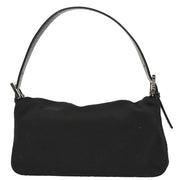 Fendi Black Wool Baguette Handbag 2305.26424.099 166633