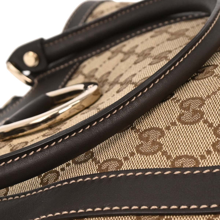 Gucci Beige Canvas GG Tote Handbag 211983 204991 166636