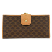 Celine Brown PVC Macadam Wallet M06 166637
