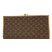 Celine Brown PVC Macadam Wallet M06 166637