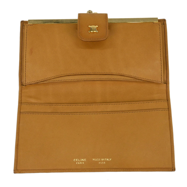 Celine Brown PVC Macadam Wallet M06 166637