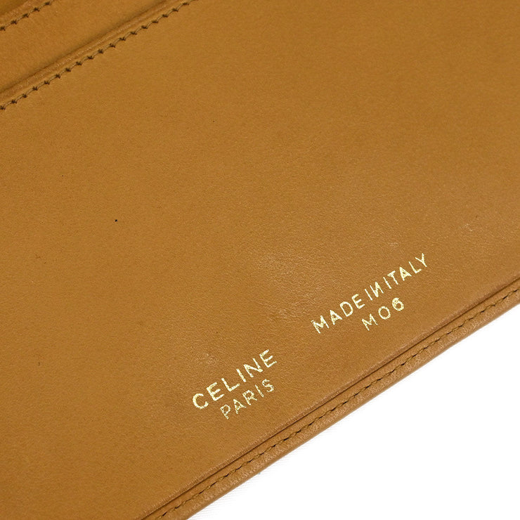 Celine Brown PVC Macadam Wallet M06 166637