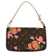 Louis Vuitton Monogram Rose Pochette Accessoires Handbag M48615 CA3028 166638