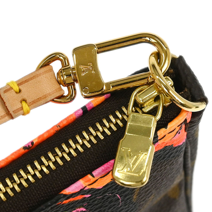 Louis Vuitton Monogram Rose Pochette Accessoires Handbag M48615 CA3028 166638