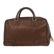 Loewe Bronze Leather Amazona 36 Handbag 260607 166639