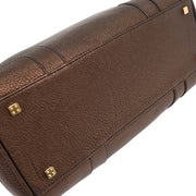 Loewe Bronze Leather Amazona 36 Handbag 260607 166639