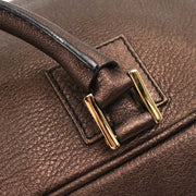 Loewe Bronze Leather Amazona 36 Handbag 260607 166639