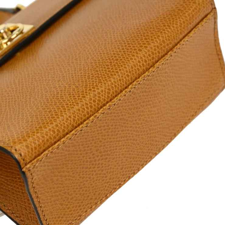 Celine Brown Leather Handbag JM13 166641