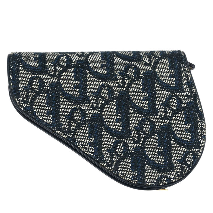 Christian Dior Trotter Saddle Coin Purse Wallet TR0061 166642