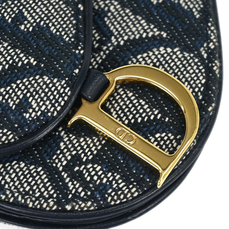 Christian Dior Trotter Saddle Coin Purse Wallet TR0061 166642