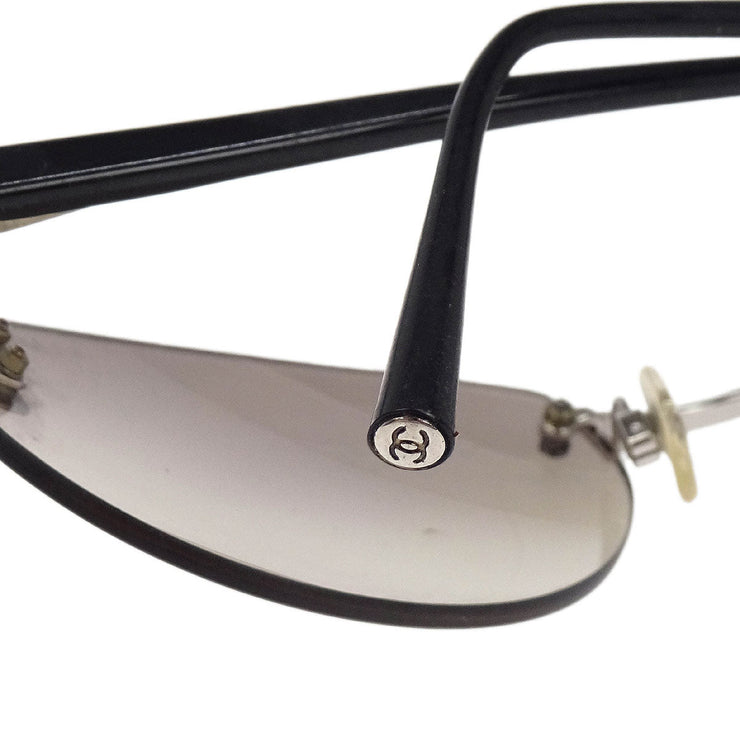Chanel Sunglasses Eyewear Black Small Good L6414648 58 Square:18 166644