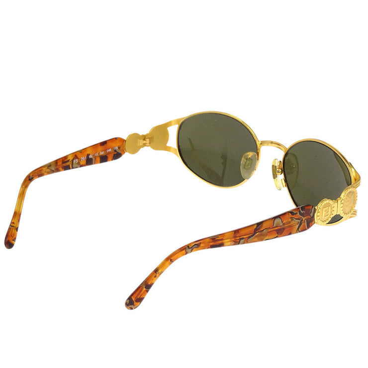 Fendi Sunglasses Eyewear Black Brown Small Good FS/261/col.046/125 56 Square:18 166645