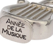 Hermes Harp 1996 Cadena Padlock Silver Small Good 166649