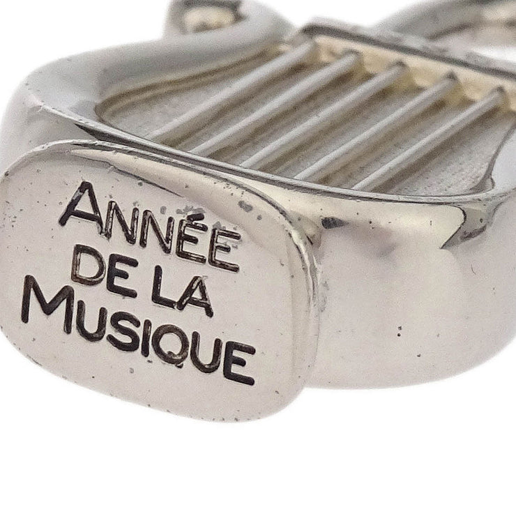 Hermes Harp 1996 Cadena Padlock Silver Small Good 166649