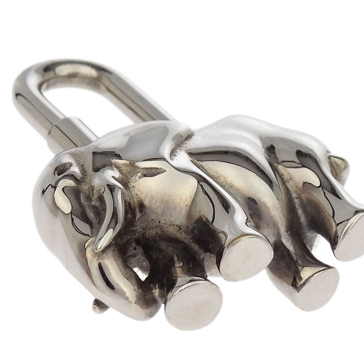Hermes 1988 Elephant Cadena Silver Small Good 166650