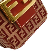 Fendi Red Zucchino Vanity Handbag 2288 26805 018 166653