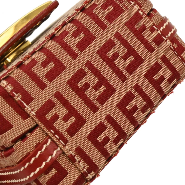 Fendi Red Zucchino Vanity Handbag 2288 26805 018 166653