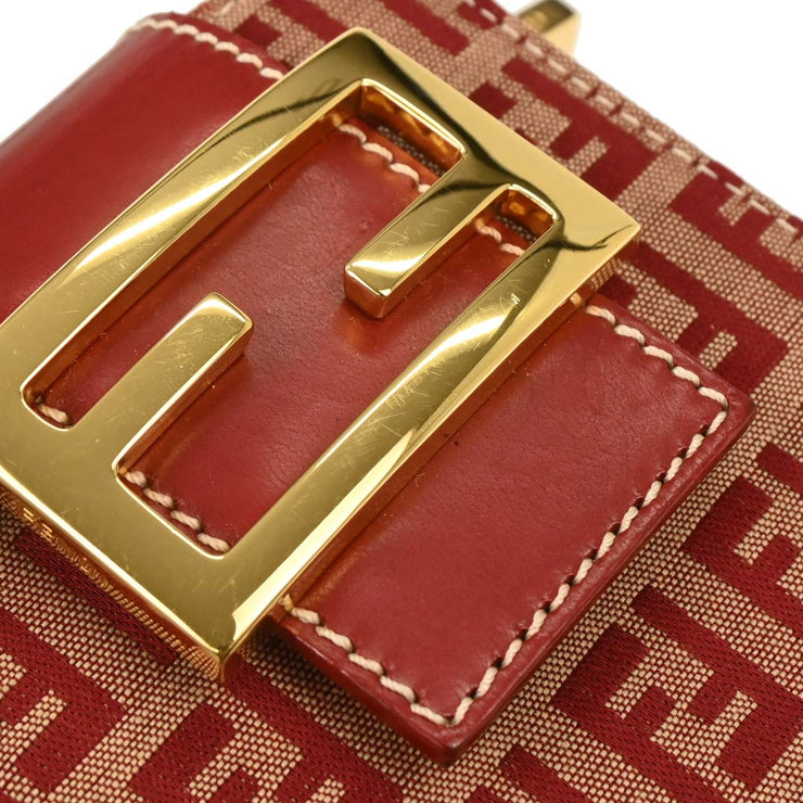 Fendi Red Zucchino Vanity Handbag 2288 26805 018 166653