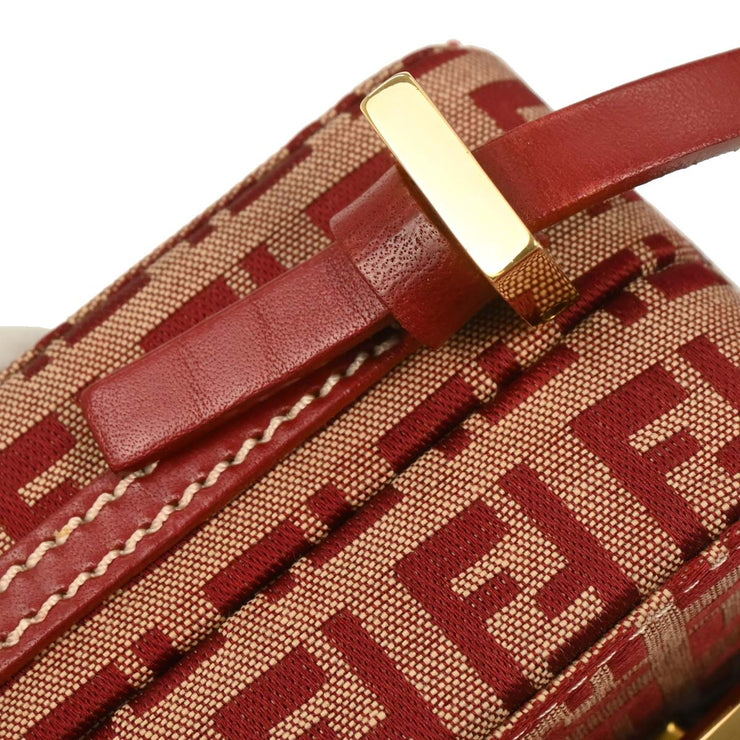 Fendi Red Zucchino Vanity Handbag 2288 26805 018 166653
