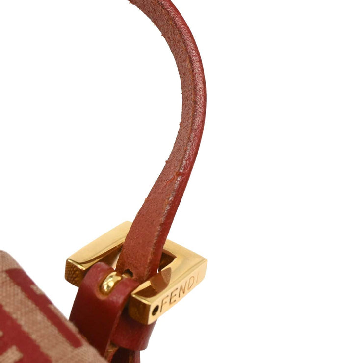 Fendi Red Zucchino Vanity Handbag 2288 26805 018 166653