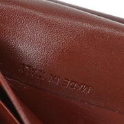 Cartier Bordeaux Trifold Long Wallet 166661
