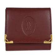 Cartier Bordeaux Coin Purse Wallet ELHI 166662