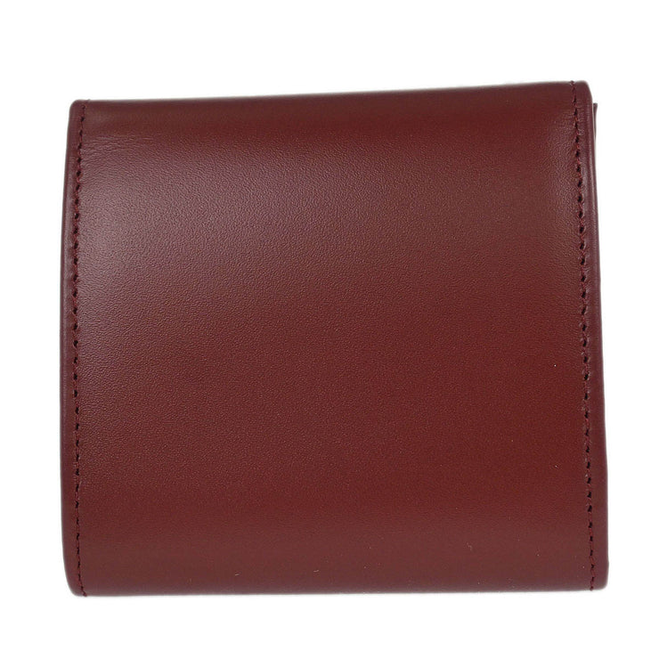 Cartier Bordeaux Coin Purse Wallet ELHI 166662