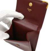 Cartier Bordeaux Coin Purse Wallet ELHI 166662