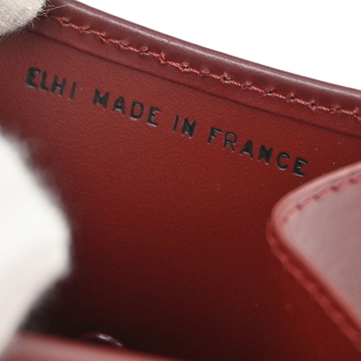 Cartier Bordeaux Coin Purse Wallet ELHI 166662