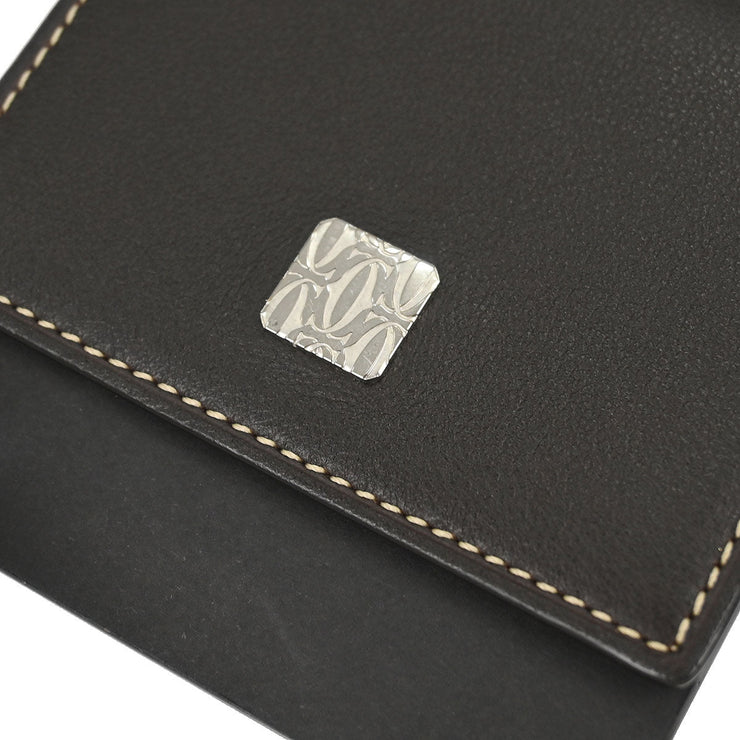 Cartier Brown Coin Purse Wallet ENLI 166663