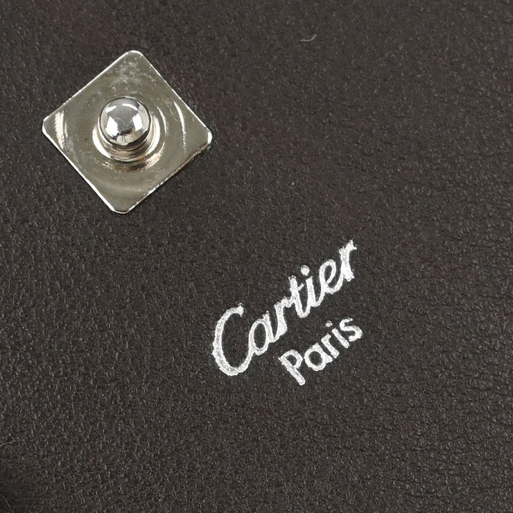 Cartier Brown Coin Purse Wallet ENLI 166663