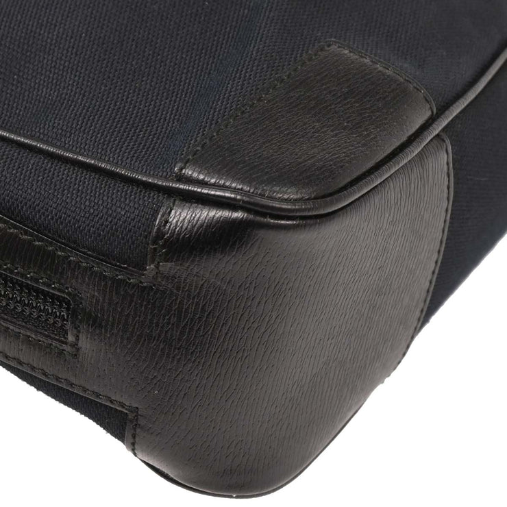 Gucci Black Canvas Handbag 166671