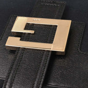 Gucci Black Canvas Handbag 166671