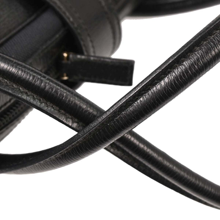 Gucci Black Canvas Handbag 166671