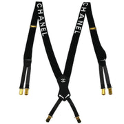 Chanel Black Suspenders Small Good 21 166672