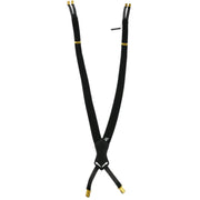 Chanel Black Suspenders Small Good 21 166672