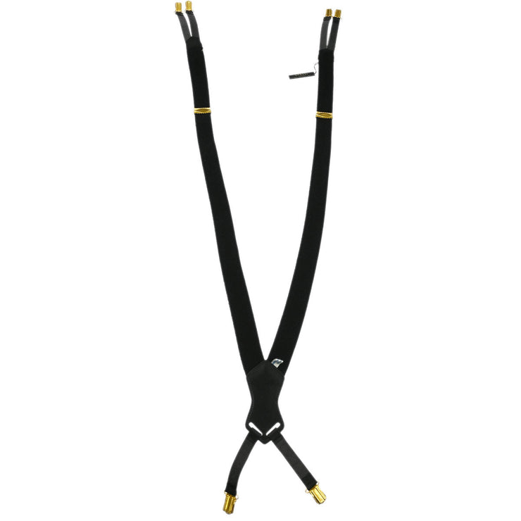 Chanel Black Suspenders Small Good 21 166672