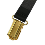Chanel Black Suspenders Small Good 21 166672