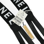 Chanel Black Suspenders Small Good 21 166672