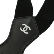 Chanel Black Suspenders Small Good 21 166672