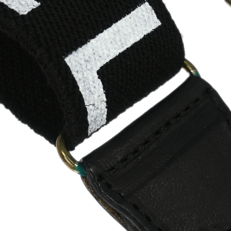 Chanel Black Suspenders Small Good 21 166672