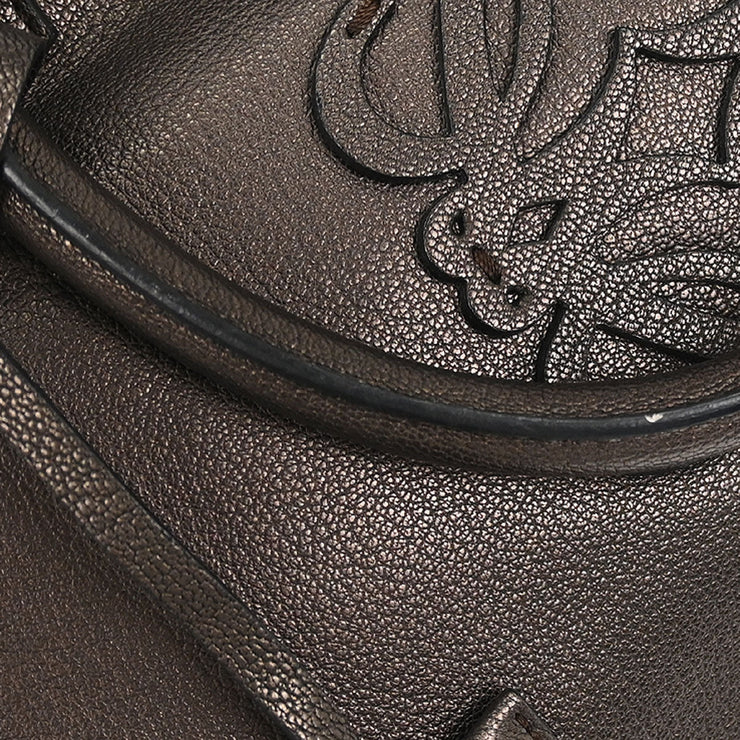 Loewe Metallic Brown Amazona 36 Handbag 060910 166674