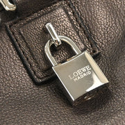 Loewe Metallic Brown Amazona 36 Handbag 060910 166674