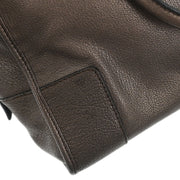 Loewe Metallic Brown Amazona 36 Handbag 060910 166674
